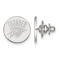 Oklahoma City Thunder Lapel Pin in Sterling Silver 1.96 gr