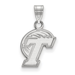 Tulane University Green Wave Small Pendant in Sterling Silver 1.04 gr
