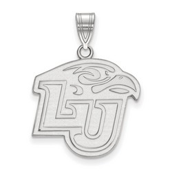 Liberty University Flames Large Pendant in Sterling Silver 2.94 gr
