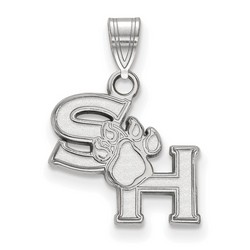 Sam Houston State University Bearkats Small Pendant in Sterling Silver 1.12 gr