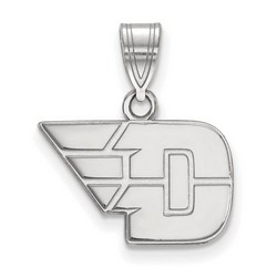 University of Dayton Flyers Small Pendant in Sterling Silver 1.71 gr