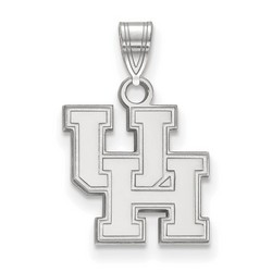 University of Houston Cougars Small Pendant in Sterling Silver 1.40 gr