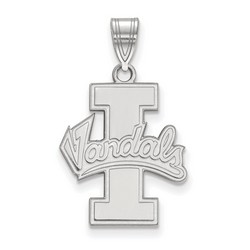 University of Idaho Vandals Large Pendant in Sterling Silver 2.30 gr