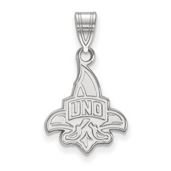 University of New Orleans Privateers Medium Pendant in Sterling Silver 1.31 gr