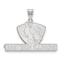 Eastern Illinois EIU Fighting Panthers Large Pendant in Sterling Silver 3.83 gr