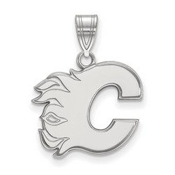 Calgary Flames Medium Pendant in Sterling Silver 1.62 gr