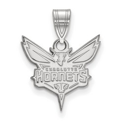 Charlotte Hornets Medium Pendant in Sterling Silver 1.70 gr