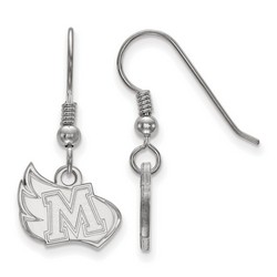 Meredith College Avenging Angels Small Sterling Silver Dangle Earrings 1.72 gr