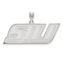 Southern Illinois University SIU Salukis Medium Sterling Silver Pendant 5.97 gr