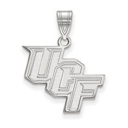 University of Central Florida Knights Medium Pendant in Sterling Silver 1.95 gr