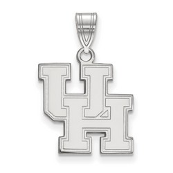 University of Houston Cougars Medium Pendant in Sterling Silver 2.16 gr