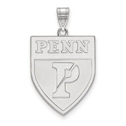University of Pennsylvania Quakers XL Pendant in Sterling Silver 4.19 gr