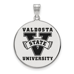 Valdosta State University Blazers XL Disc Pendant in Sterling Silver 5.61 gr