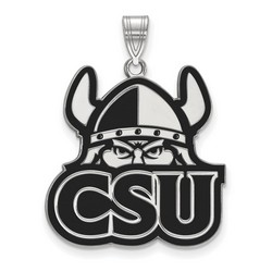 Cleveland State University Vikings XL Pendant in Sterling Silver 4.98 gr