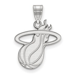 Miami Heat Large Pendant in Sterling Silver 1.64 gr