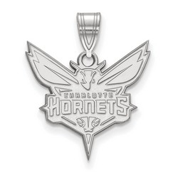 Charlotte Hornets Large Pendant in Sterling Silver 3.25 gr