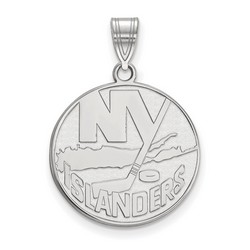 New York Islanders Large Pendant in Sterling Silver 3.29 gr