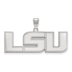Louisiana State University LSU Tigers Large Pendant in Sterling Silver 5.51 gr