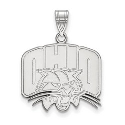 Ohio University Bobcats Large Pendant in Sterling Silver 3.78 gr