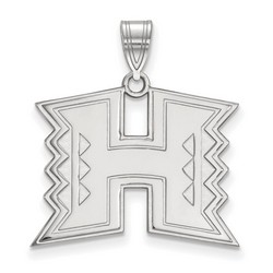 University of Hawaii Rainbow Warriors Large Pendant in Sterling Silver 3.79 gr