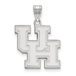 University of Houston Cougars Large Pendant in Sterling Silver 3.15 gr