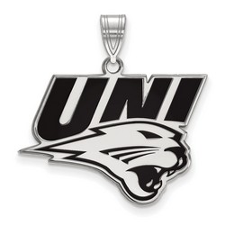 University of Northern Iowa Panthers Large Pendant in Sterling Silver 3.55 gr