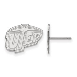 University Texas El Paso UTEP Miners Small Post Earrings in Sterling Silver