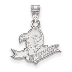 Seton Hall University Pirates Small Pendant in Sterling Silver 1.22 gr