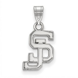 San Jose State University Spartans Small Pendant in Sterling Silver 0.91 gr