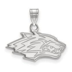 University of New Mexico Lobos Small Pendant in Sterling Silver 1.66 gr