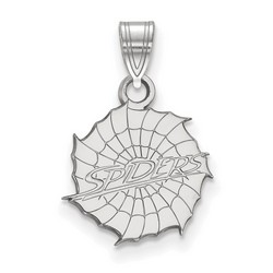 University of Richmond Spiders Small Pendant in Sterling Silver 1.45 gr