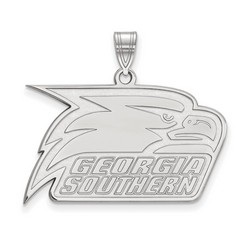 Georgia Southern University Eagles Large Pendant in Sterling Silver 5.61 gr
