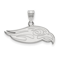 Liberty University Flames Large Pendant in Sterling Silver 2.36 gr