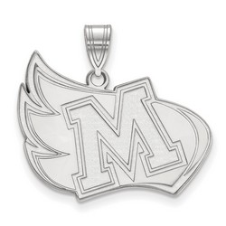 Meredith College Avenging Angels XL Pendant in Sterling Silver 3.78 gr