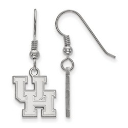 University of Houston Cougars Small Dangle Earrings in Sterling Silver 2.17 gr