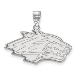 University of New Mexico Lobos Large Pendant in Sterling Silver 3.51 gr