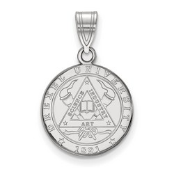 Drexel University Dragons Medium Crest Pendant in Sterling Silver 2.33 gr
