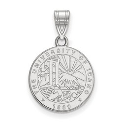 University of Idaho Vandals Medium Crest Pendant in Sterling Silver 2.29 gr