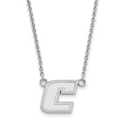 UT Chattanooga Mocs Small Pendant Necklace in Sterling Silver 4.73 gr