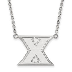 Xavier University Musketeers Large Pendant Necklace in Sterling Silver 6.27 gr