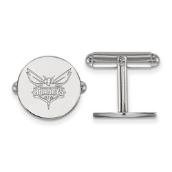 Charlotte Hornets Cuff Link in Sterling Silver 7.24 gr