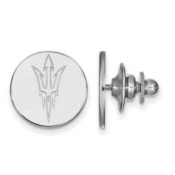 Arizona State University Sun Devils Lapel Pin in Sterling Silver 2.28 gr