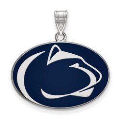Penn State University Nittany Lions Large Pendant in Sterling Silver 3.96 gr