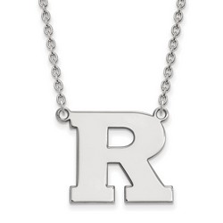 Rutgers University Scarlet Knights Large Sterling Silver Pendant Necklace 6.88gr