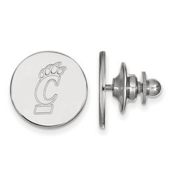 University of Cincinnati Bearcats Lapel Pin in Sterling Silver 2.25 gr
