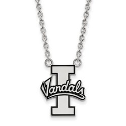 University of Idaho Vandals Large Pendant Necklace in Sterling Silver 5.54 gr
