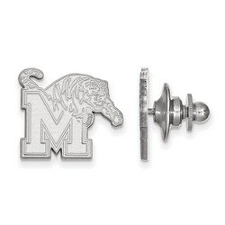 University of Memphis Tigers Lapel Pin in Sterling Silver 1.98 gr
