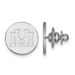University of Montana Grizzlies Lapel Pin in Sterling Silver 2.13 gr