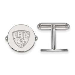 Brooklyn Nets Cuff Link in Sterling Silver 7.12 gr