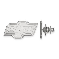 Oklahoma State University Cowboys Lapel Pin in Sterling Silver 4.90 gr